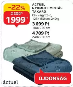 NYOMOTT MINTÁS TAKARÓ
