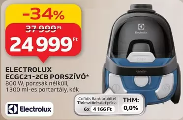 Electrolux - ECGC21-2CB PORSZÍVÓ