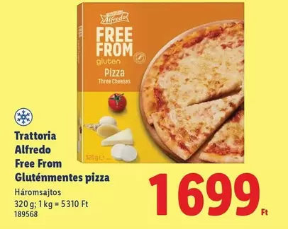 Free From Gluténmentes pizza