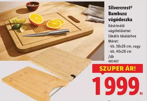 Bambusz vágódeszka