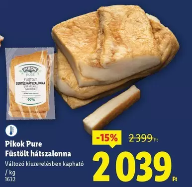 Füstölt hátszalonna