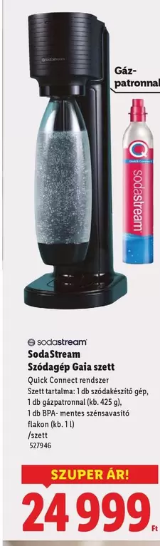 Sodastream - Szódagép Gaia szett