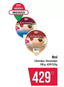 Libamájas, Kacsamájas