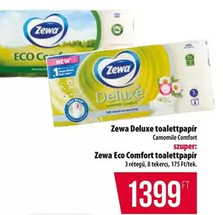 Deluxe toalettpapír, Eco Comfort toalettpapír