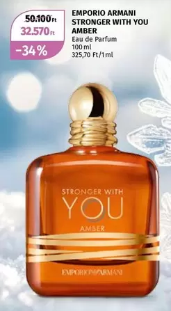 STRONGER WITH YOU AMBER