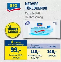 NEDVES TÖRLŐKENDŐ