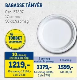 BAGASSE TÁNYÉR