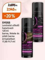 Lenövést elfedő hajszínező