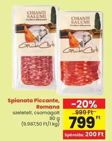 Spianata Piccante, Romana