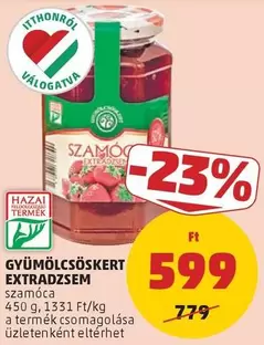 GYÜMÖLCSÖSKERT EXTRADZSEM