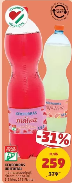 málna, grapefruit