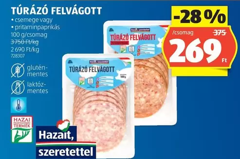 TÚRÁZÓ FELVÁGOTT