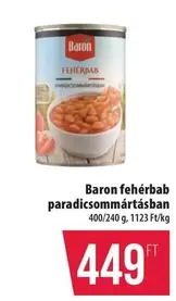 fehérbab paradicsommártásban