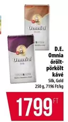 őrölt-pörkölt kávé