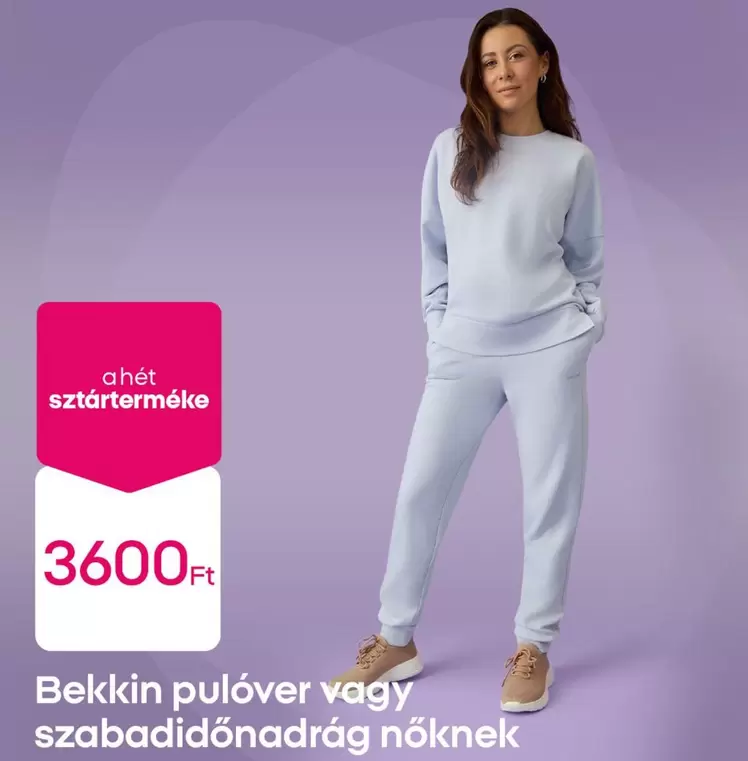 Bekkin pulóver vagy szabadidőnadrág nőknek