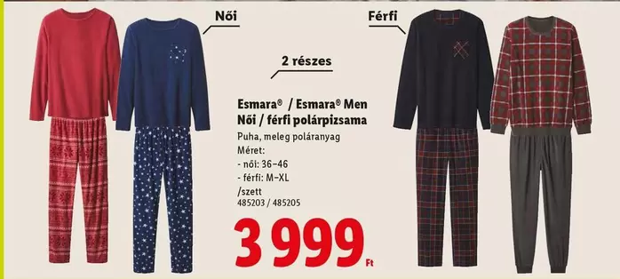 Női / férfi polárpizsama