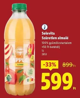 Apple - Szűretlen almalé