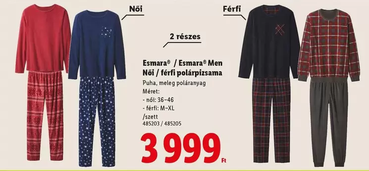 Női / férfi polárpizsama