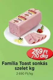 Toast sonkás szelet kg