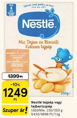 tejpép vagy tejberizspép