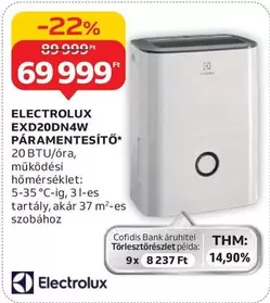 Electrolux - EXD20DN4W PÁRAMENTESÍTŐ