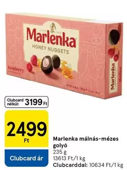 málnás-mézes golyó