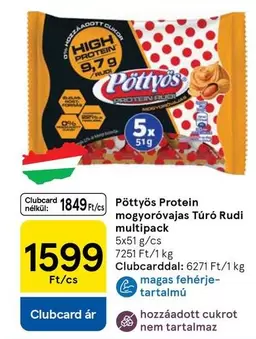 Protein mogyoróvajas Túró Rudi multipack