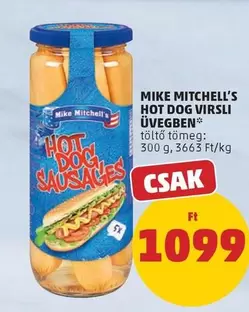 HOT DOG VIRSLI ÜVEGBEN