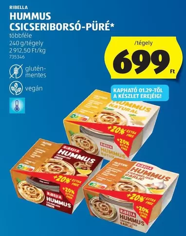 HUMMUS CSICSERIBORSÓ-PÜRÉ*