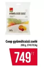 gyümölcsízű zselé