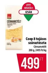 8 tojásos száraztészta