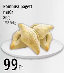 Rombusz bagett natúr