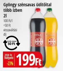 szénsavas üdítőital