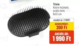 Kézre húzható, ovális kefe