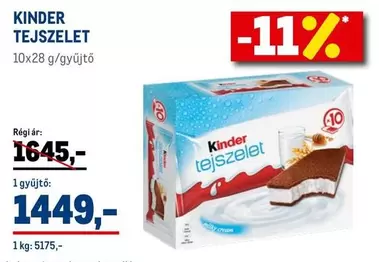Kinder - TEJSZELET