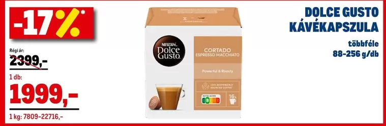 Dolce Gusto - KÁVÉKAPSZULA