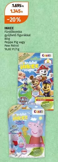 Fürdőbomba gyűjthető figurákkal