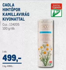 HINTŐPOR KAMILLAVIRÁG KIVONATTAL