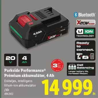 Lg - Prémium akkumulátor, 4 Ah