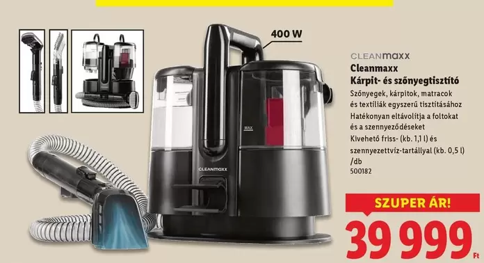 Kárpit- és szőnyegtisztító