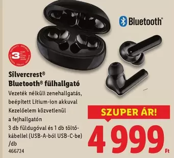 Bluetooth® fülhallgató