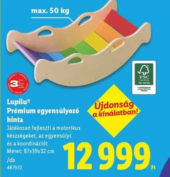 Prémium egyensúlyozó hinta