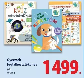 Gyermek foglalkoztatókönyv