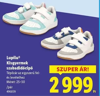 Kisgyermek szabadidőcipő