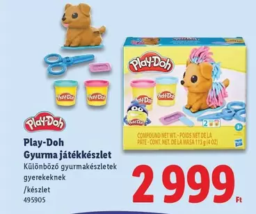 Gyurma játékkészlet