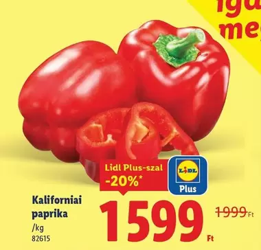 Paprika - Kaliforniai paprika