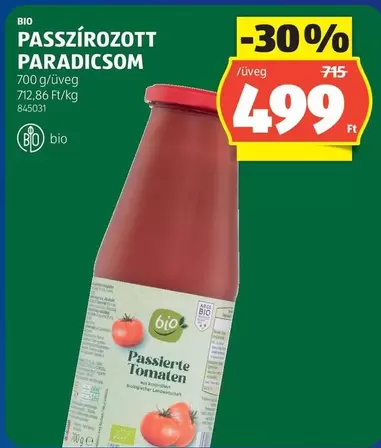 PASSZÍROZOTT PARADICSOM