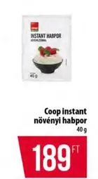 instant növényi habpor