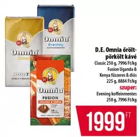Omnia őrölt-pörkölt kávé