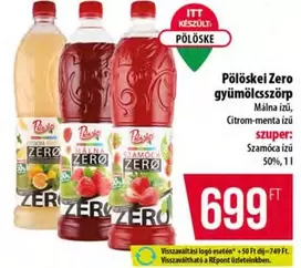 Zero gyümölcsszörp